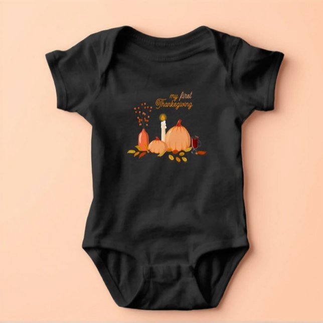 Body Mon premier bébé en bodysuit pour Thanksgiving (Créateur téléchargé)