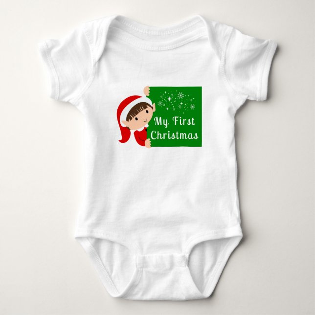 Body Mon premier cadeau de Noël pour un petit elfe (Devant)
