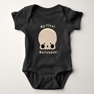 Body Mon premier costume pour bébé crâne d'Halloween
