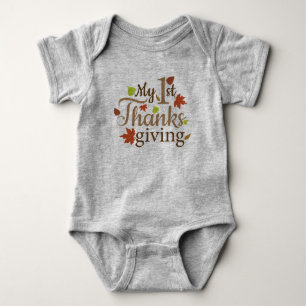 Body Mon premier costume pour bébé de Thanksgiving