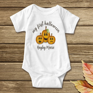 Body Mon premier Halloween mignon Citrouille Jack O-lan