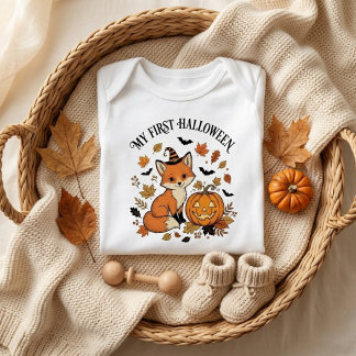 Body Mon premier Halloween orange