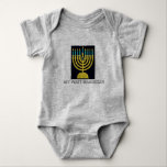 Body Mon premier Hanoukka Pop Art Menorah<br><div class="desc">Mon premier Hanoukka Pop Art Menorah</div>