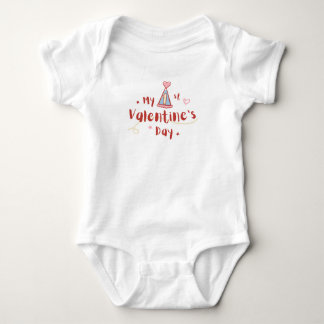 Body Mon premier maillot de bébé de la Saint Valentin
