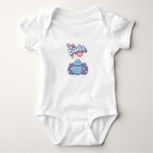 Mon premier maillot de bébé de Pâques - Oeuf adora