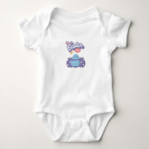 Body Mon premier maillot de bébé de Pâques - Oeuf adora