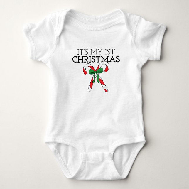 Body Mon premier Noël avec un bébé (Devant)