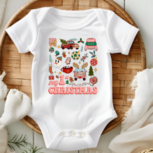 Body Mon premier Noël Images rétro cool et mignonnes