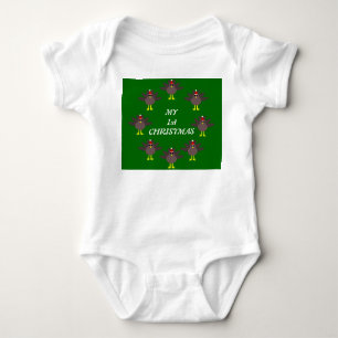 Body Mon premier Noël personnalisé Turquie bébé