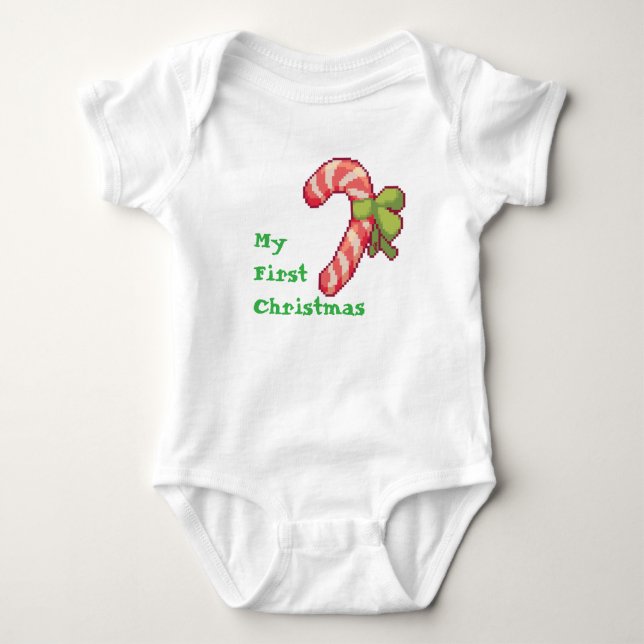 Body Mon premier Noël. Pixel Art, Pixelart (Devant)