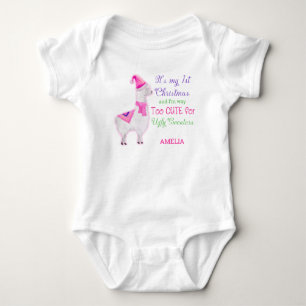 Body Mon premier Noël Trop mignon pour les pulls moches