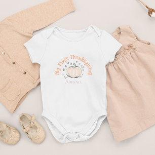 Body Mon Premier Petit Citrouille Thanksgiving