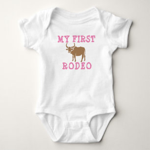 Body Mon premier rodéo Anniversaire fille 1er Cowboy We