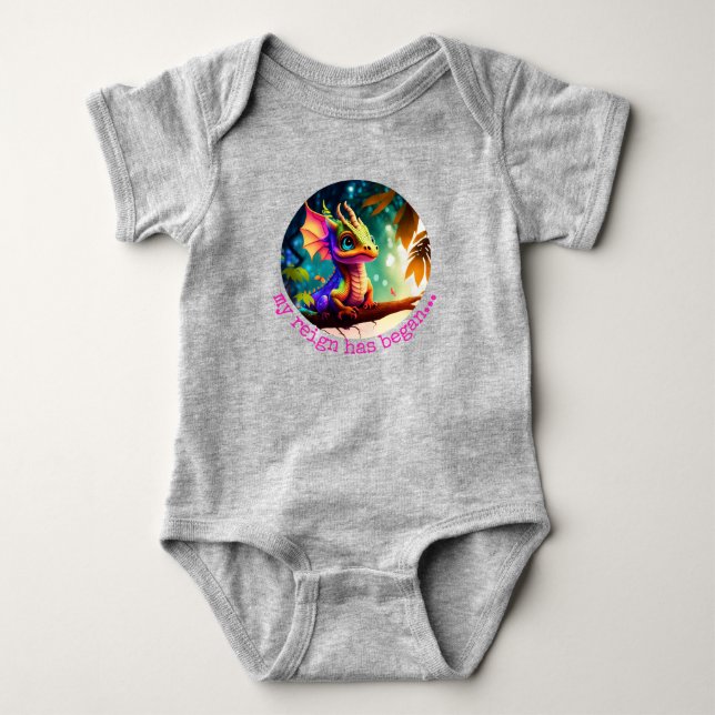 Body MON RÉGNE A COMMENCÉ le dragon sur arbre mignon ca (Devant)