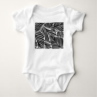Monochrome Jungle Motif géométrique sans couture