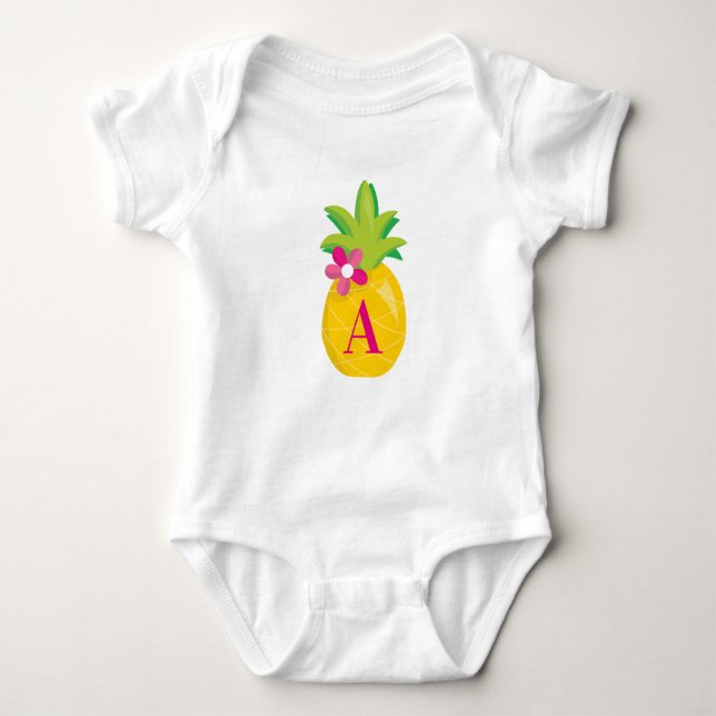 Body Monogramme d'ananas adorable (Devant)