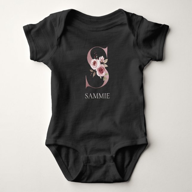 Body Monogramme floral S Nom  (Devant)