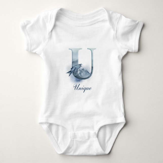 Body Monogramme personnalisé personnalisé | Bodysuit (Devant)