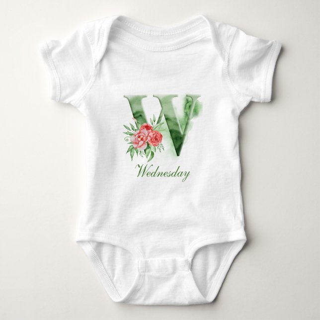 Body Monogramme personnalisé personnalisé | Bodysuit (Devant)