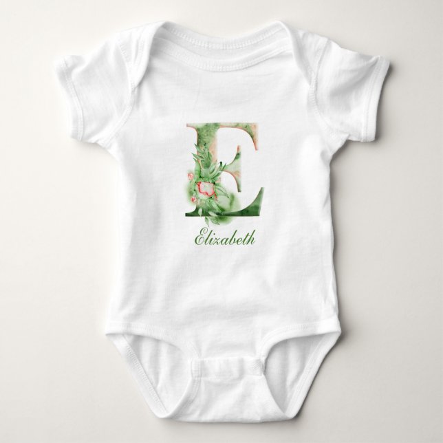 Body Monogramme personnalisé personnalisé | Bodysuit (Devant)