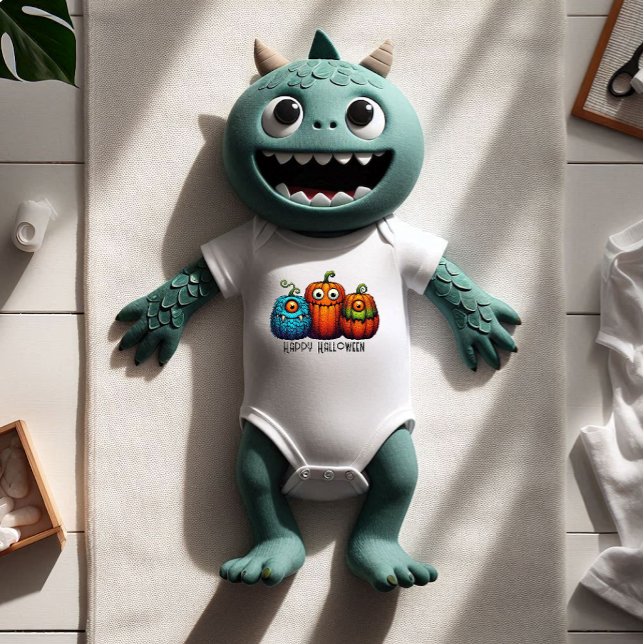 Body Monster Citrouilles (Happy little monster!)
