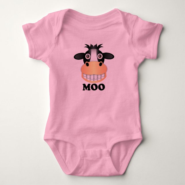 Body Moo - Baby Jersey Bodysuit  (Devant)