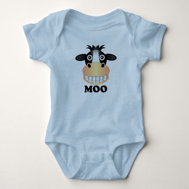 Body Moo - Baby Jersey Bodysuit  (Devant)