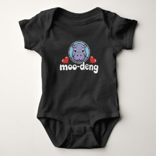 Body Moo Deng Cochon Bouncy en Image Bébé Hippopotame T