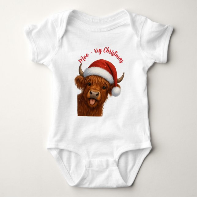 Body Moo-rry ChristmasT-Shirt (Devant)