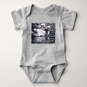 Body Moon Bridge & Pond en hiver Seattle, Washington