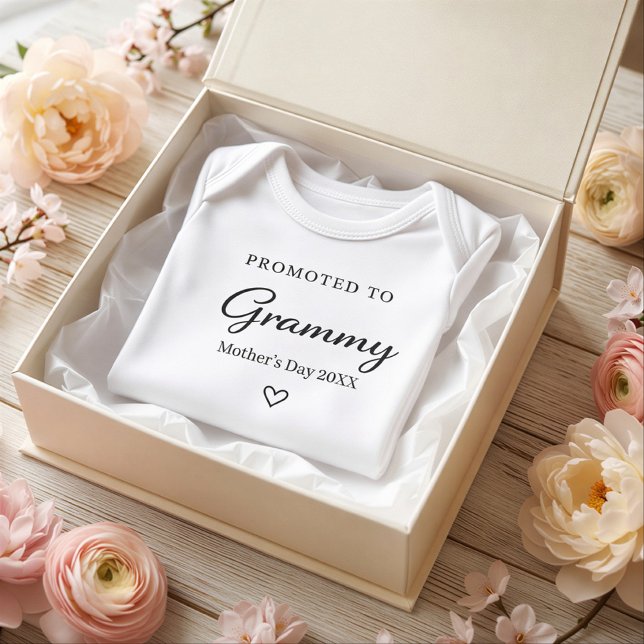 Body Mother’s Day Pregnancy Reveal Gift for Grammy (Mother’s Day Pregnancy Reveal Gift for Grammy Baby Bodysuit)