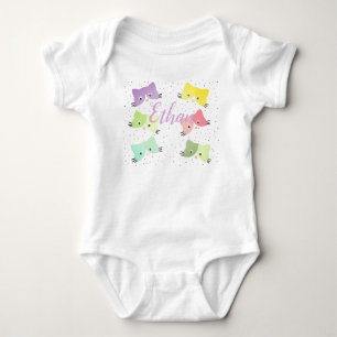 Body Motif coloré Happy Kittens