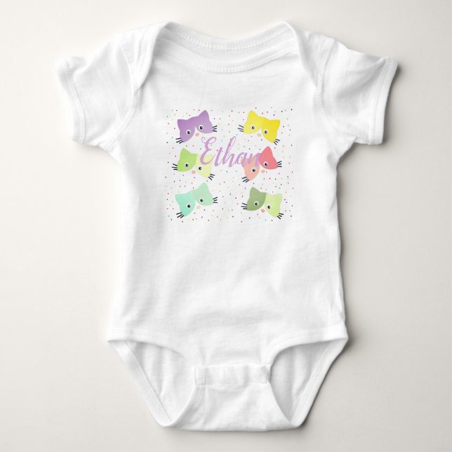 Body Motif coloré Happy Kittens (Devant)