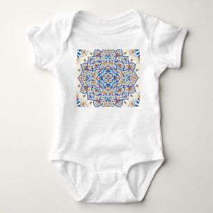 Body Motif de luxe Orange Blue Ornament