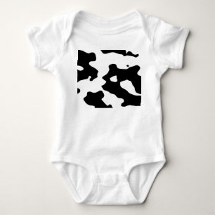 Body Motif de vache noir et blanc