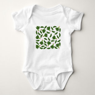 Body Motif Feuille Green Spinach