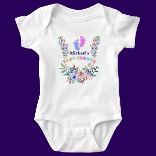 Body Motif floral personnalisé pour une baby shower ado