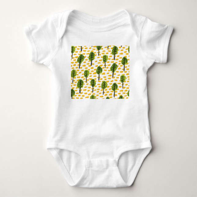Body Motif Naïve Green Black Tree (Devant)