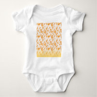 Motif textile avec orange et gol vibrants
