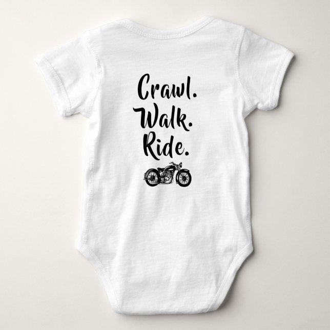 Body Moto créative pour bébé Onsie (Dos)