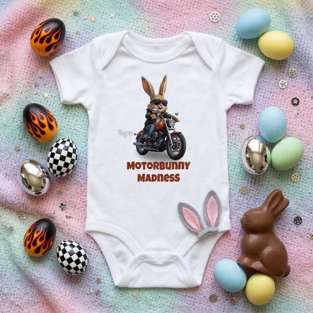 Body Motorbunny Madness - Cute Biker Rabbit Motorcycle (Créateur téléchargé)