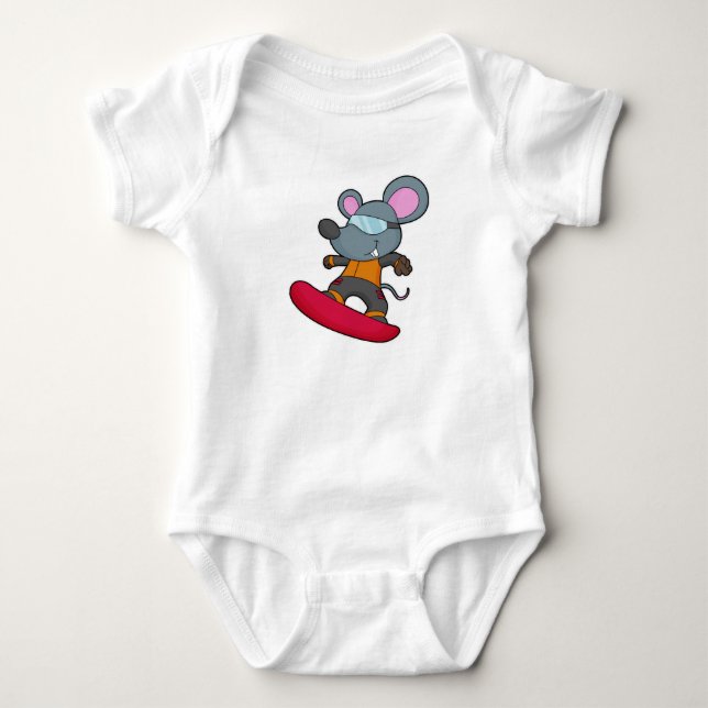 Body Mouse as Snowboarder (Devant)