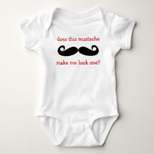 Body Moustache correspondant - T-shirt 1 an
