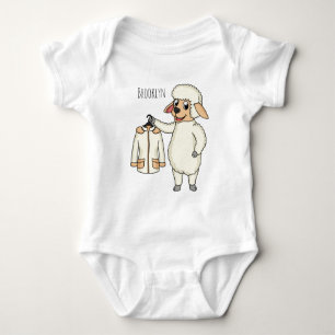 Body Mouton mignon avec dessin animé de veste