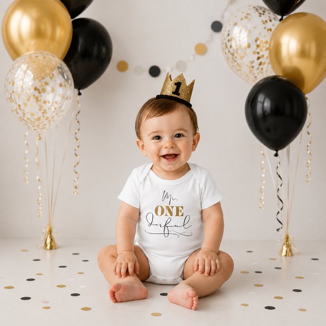 Body Mr. Onederful pour bébé (Mr. Onederful Baby Bodysuit)