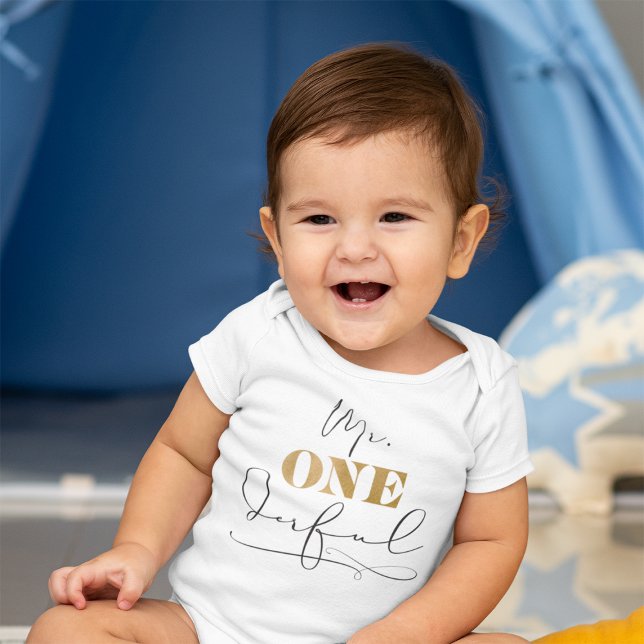 Body Mr. Onederful pour bébé (Mr. Onederful Baby Bodysuit)