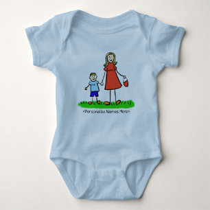 Body Mummy & Me Boy - Blond Mother & Son Shirts