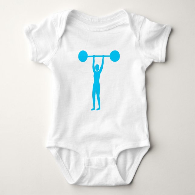Body Musculation 02 - Bleu ciel (Devant)