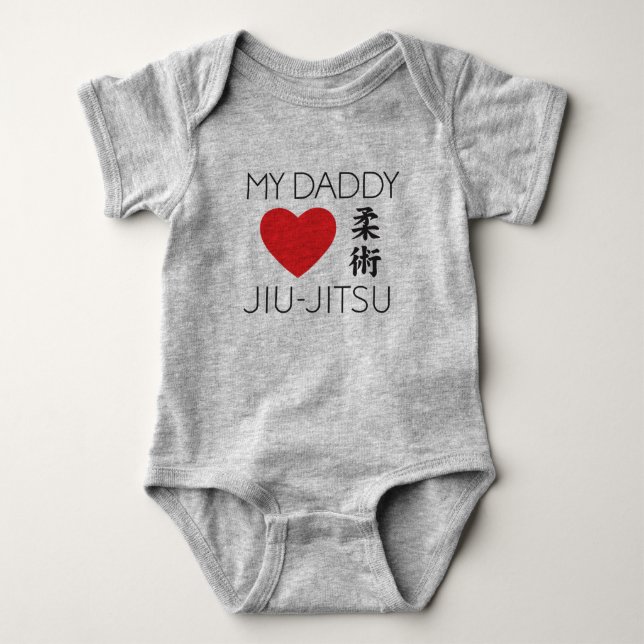 Body My DADDY LOVE JIU-JITSU INFANT ONSIE (Devant)