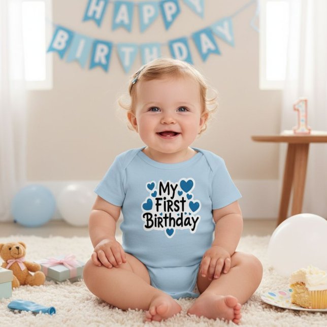 Body My First Birthday bodysuit  (Créateur téléchargé)